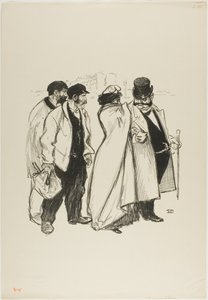 She Turned Out Badly! by Théophile Alexandre Pierre Steinlen