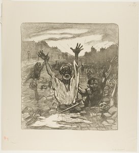 The Cry of the Streets! by Théophile Alexandre Pierre Steinlen
