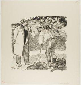 The Field Inspector by Théophile Alexandre Pierre Steinlen