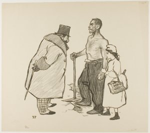 The Youngest Daughter by Théophile Alexandre Pierre Steinlen