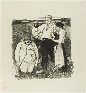 Tomorrow! by Théophile Alexandre Pierre Steinlen