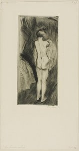 Woman Standing by Théophile Alexandre Pierre Steinlen