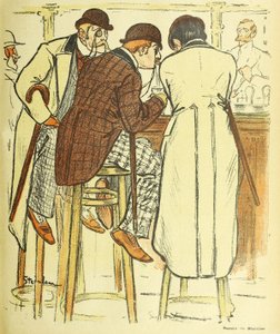 At the Bar, from Gil Blas Illustre by Théophile Alexandre Steinlen