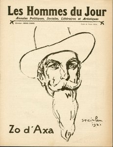 Cover of "Les Hommes du Jour", Satirical in B & W
