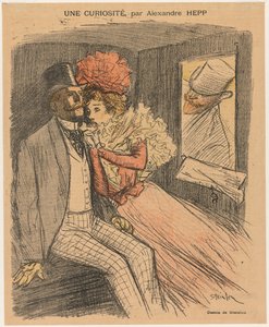 Gil Blas Illustré: A Curiosity, by Alexandre Hepp by Théophile Alexandre Steinlen