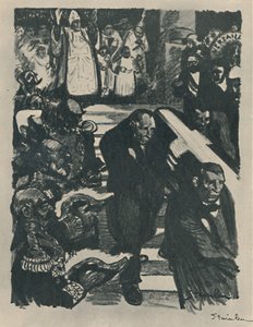 Rochefort Se Meurt by Théophile Alexandre Steinlen