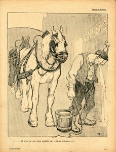 The Butter Plate, Satirical in Colours by Théophile Alexandre Steinlen