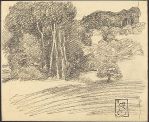 The Forest at Courdemanche by Théophile Alexandre Steinlen