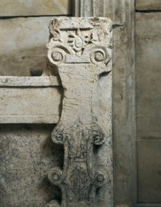 Thracian tomb of Sveshtari, detail of architecture near the sarcophagus, 3rd century BC