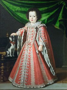 Portrait of Vittoria della Rovere as a Child by Tiberio di Titi
