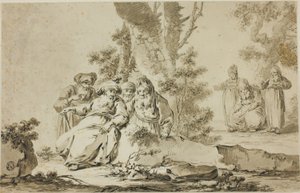 Figures in Oriental Costume in a Landscape