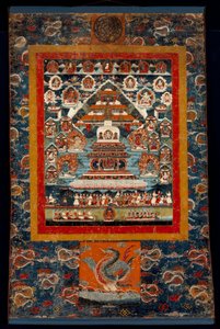 Commemoration Thangka for Bhimaratha Rite, 1850-75 by Tibetan School