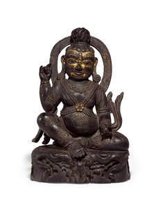 Figure of Mahasiddha by Tibetan School