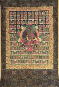 Green Tara by Tibetan School