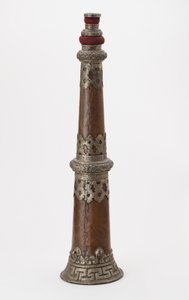 Pair of Telescoping Ritual Horns (Dung-chen) by Tibetan School