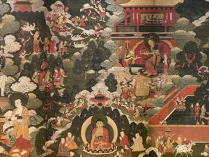 Scenes of the life of the Buddha Shakyamuni