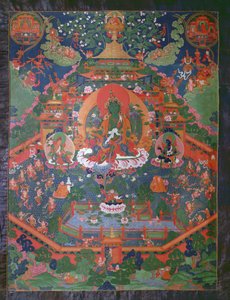 Thangka Depicting Green Tara
