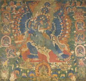 Thangka Depicting Mahottara Heruka