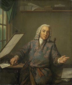 Portrait of the Engraver Jan Caspar Philips by Tibout Regters