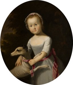 Portrait of Miss Charlotte Bridgeman as a child by Tilly Kettle