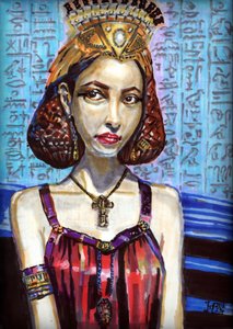 Regal Egyptian Queen by Tim Hoinkis