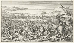 The Battle of Ascalon on August 12, 1099, 1683 by Timotheus Ten Hoorn