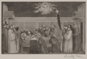 Death of St Francis by Timothy Cole