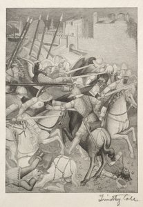 Old Italian Masters: Battle of St. Ephesus Against the Pagans of Sardinia by Timothy Cole
