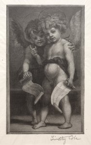 Old Italian Masters: Two Child Angels by Timothy Cole