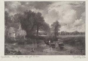 The Haywain by Timothy Cole after John Constable