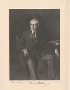 Woodrow Wilson by Timothy Cole, after John Singer Sargent