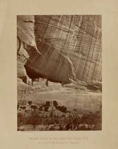 Ancient Ruins in the Canyon de Chelly, N.M.