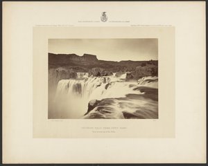 Shoshone Falls, Snake River, Idaho, View Across Top of the Falls