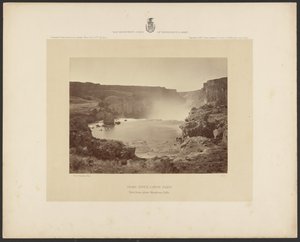 Snake River Canyon, Idaho, View from Above Shoshone Falls