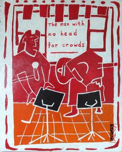 The man with no head for crowds by Timothy Nathan Joel