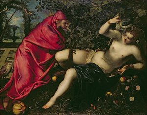 Angelica and the Hermit by Tintoretto