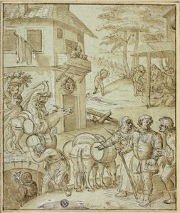 Wine Harvest by Tintoretto