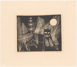 Jeroen on the Hunt by Tinus van Doorn (signed by artist)