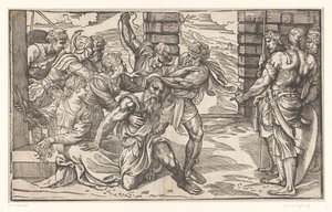 Samson Fighting Philistine Soldiers