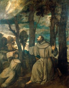 St Francis Receiving Stigmata by Titian (c.1488 1576)