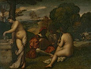 Le Concert Champetre (Open-Air Concert) by Tiziano Vecelli