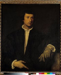 The Man with a Glove by Titian (c.1488 1576)