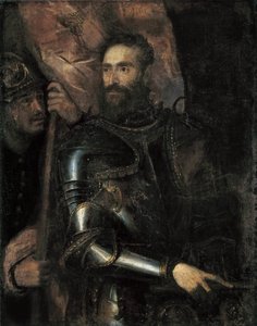 Portrait of Pier Luigi Farnese, c. 1546 by Titian