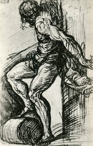 Sketch for the St Sebastian, c1518