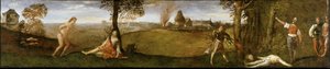 The Legend of Polydoros The Forest of Polydorus by Titian