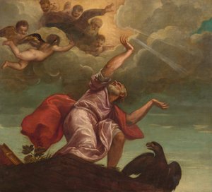 Saint John the Evangelist on Patmos by Titian and Workshop
