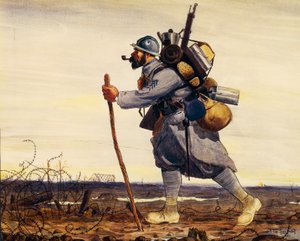 French poilu (soldier) from Great War