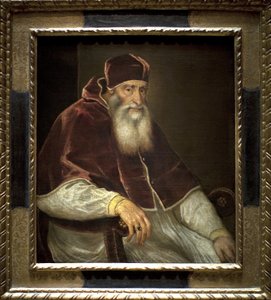 Pope Paul III (Alessandro Farnese) by Tiziano Vecelli
