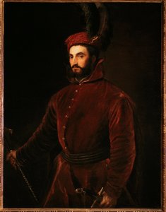 Portrait of Ippolito de Medici by Tiziano Vecelli