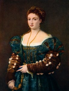 Portrait of a Noblewoman, or La Bella, c1536, 1937 by Tiziano Vecelli